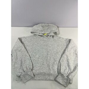 All in Motion Girl's Cozy Fleece Hoodie Sweatshirt Heather Gray Size M (8)